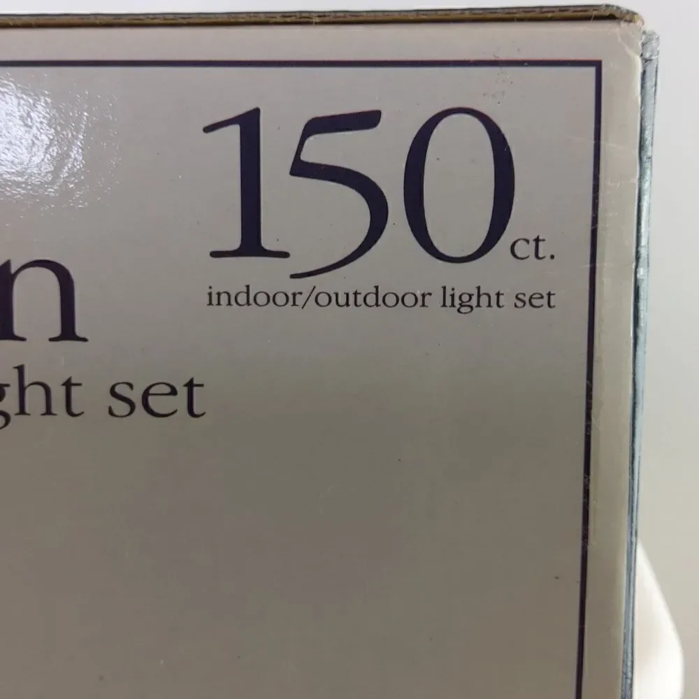 Holiday Time twinkling ribbon light set